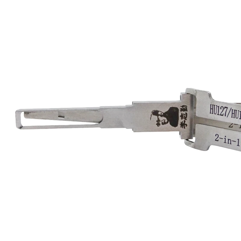 Lishi HU127/HU100R V.3 EXT Cut 2 in 1 Locksmith Tool Lock Pick & Decoder Vertical Milling for New BMW 3/5/7 Series Models view 4