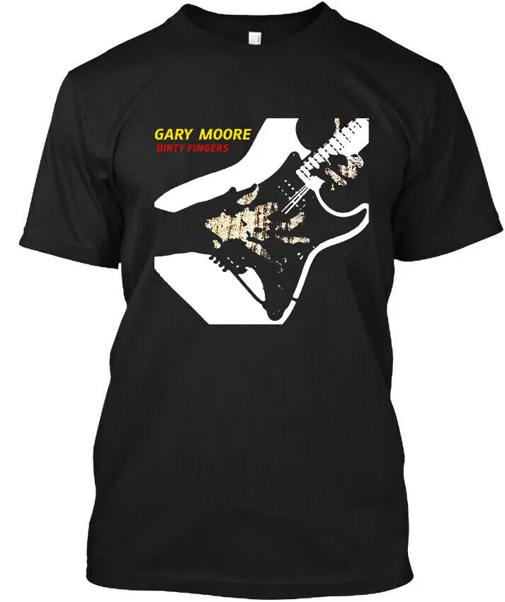 

NWT Gary Moore Dirty Fingers Northern Irish Musician Songwriter T-SHIRT Summer luxury brand retro Oversize