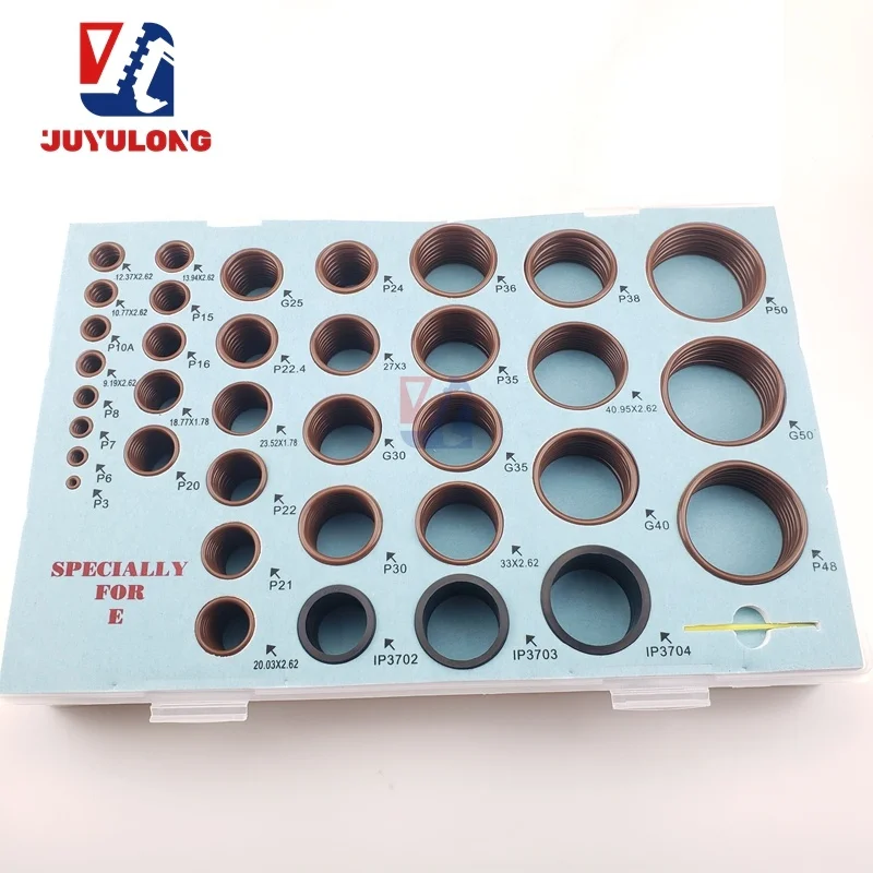 Juyulong novas peças de máquinas de construção kit de anel o kit de reparo de vedação de óleo kit de anel de vedação de borracha para peças de reposição de motor komatsu