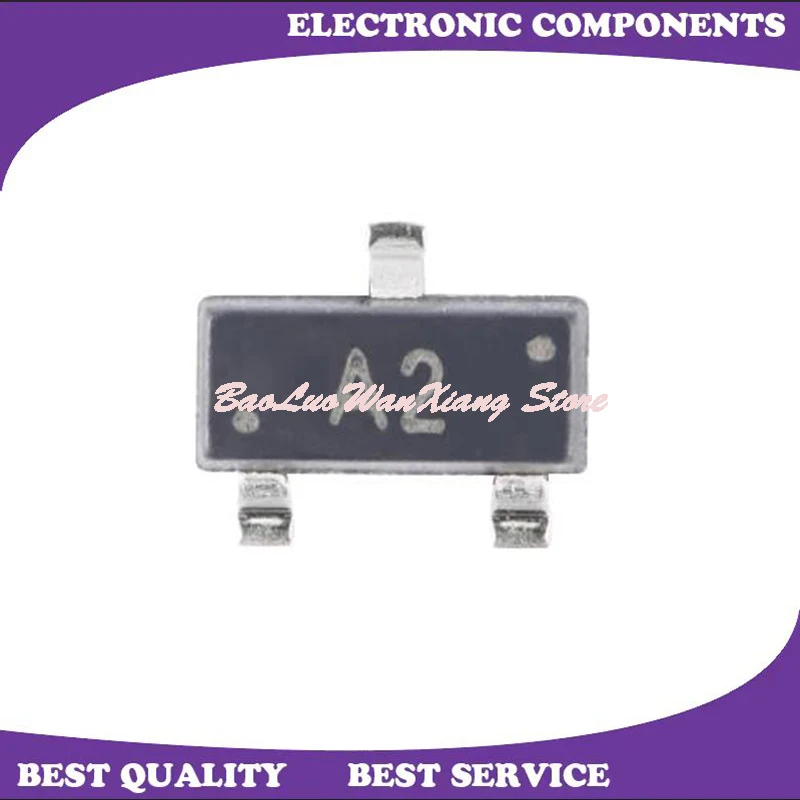 10 Pcs/Lot SI2302A SOT-23 20V/2.8A New and Original In Stock