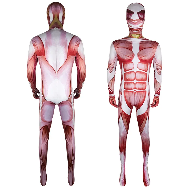 Disfraz De Ataque A Los Titanes Muscle/Traje Ajustado De Cuerpo Completo Dezentai/Disfraz De Película Y Televisión De Hombre Musculoso De 50M — -25%, 22.83€ Coupon, from 64.99€ – 25% descuento – €64.99