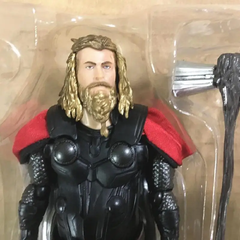 Marvel Avengers Thor Action Figure Toys SHF 16cm Thor Figures Statue Model Dolls Ornament Collection Gifts for Friend Children