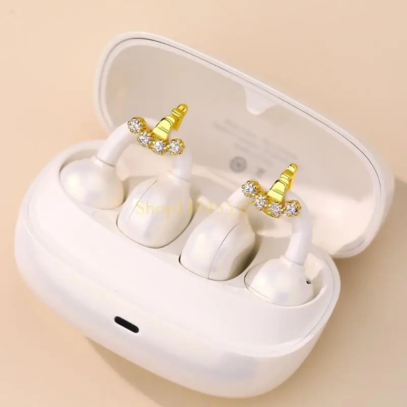Best Seller Curved Zircon Earbuds Embellishment For Easy Use without Tools Necessary