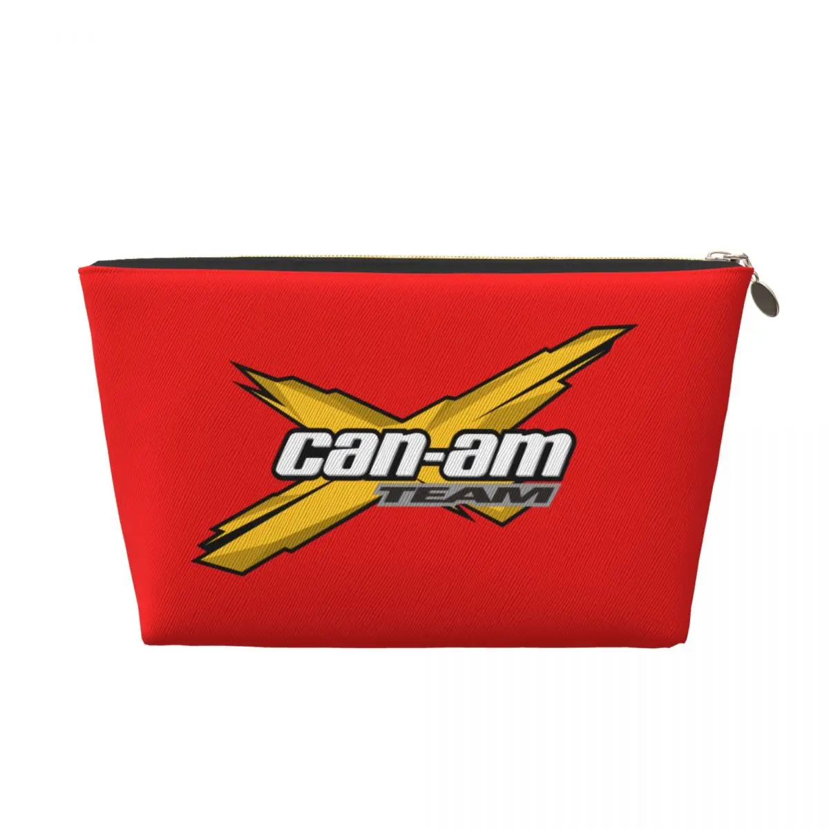 Custom Can Am Travel Cosmetic Bag Women BRP Motorcycle Makeup Toiletry Organizer Ladies Beauty Storage Dopp Kit