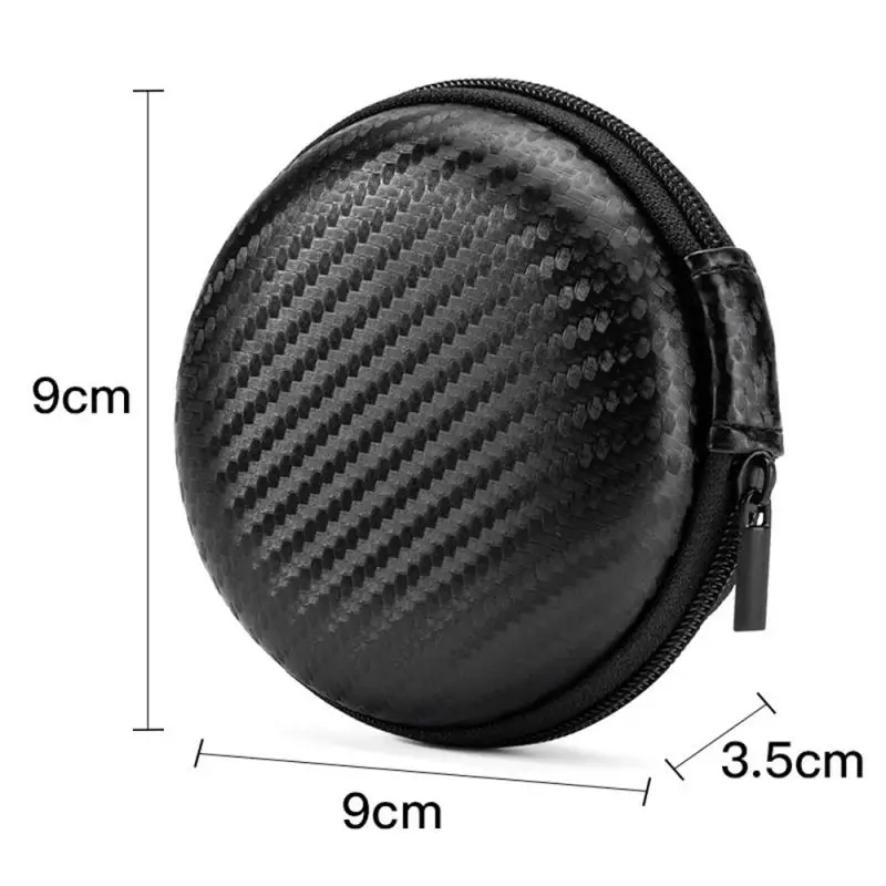 Portable Mini 3C Hard Shell Digital Gadgets Storage Bag Artificial Leather Earphone Charger Case Data Cable U Disk Organizer