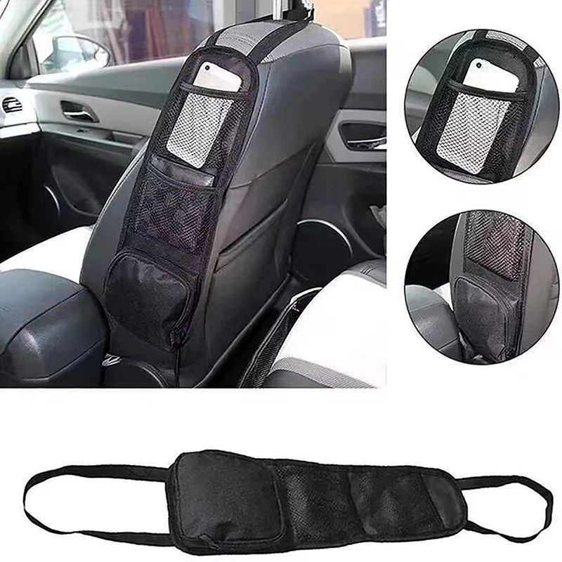 Multi-Pocket Car Seat Organizer Multifunctional Car Seat Back Side Hanging Bag Mesh Pocket Storage Bag Auto Interior Accessorie