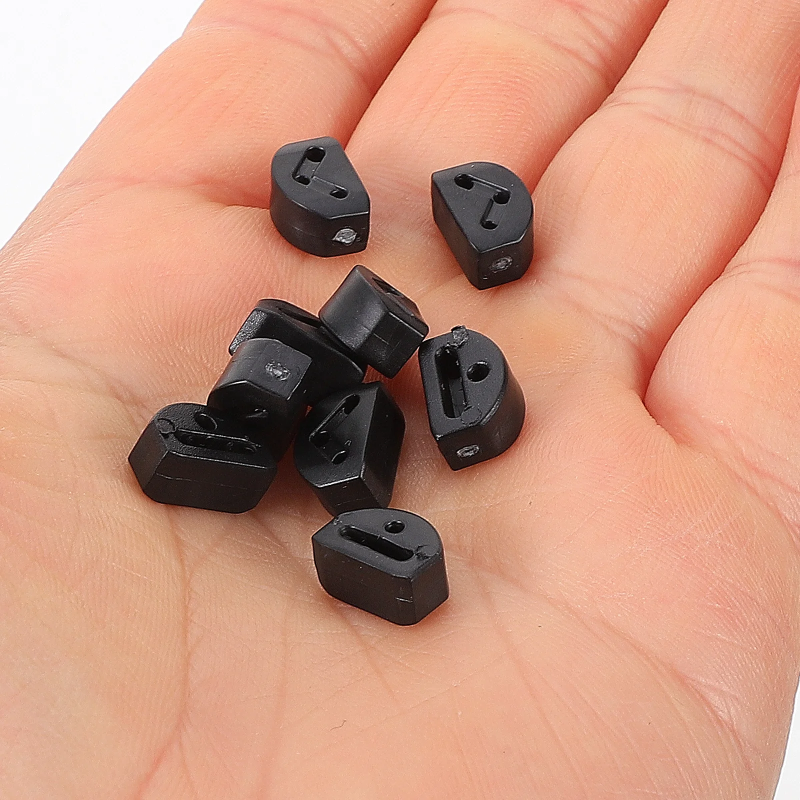 

12 Pcs Guitar String Nails Retainer Major Lock Buckle Abs Parts and Accessories