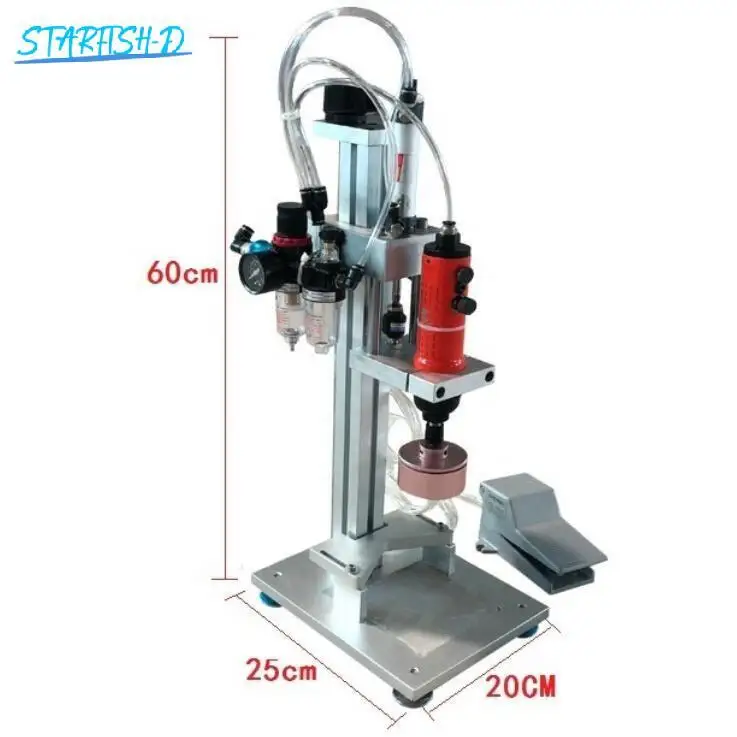 

Automatic Glass Bottle Screw Capping Machine Manual Pneumatic Plastic Bottle Capper Machines