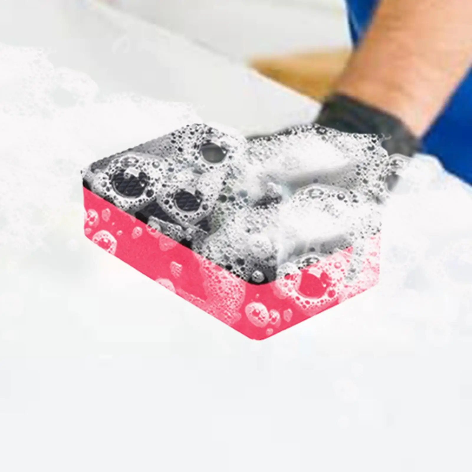 Car Wash Sponge Car Black Spot Remover Car Wash Cleaning Sponge Magic Clay Scrubber For Automotive Detailing Paint Cleaning