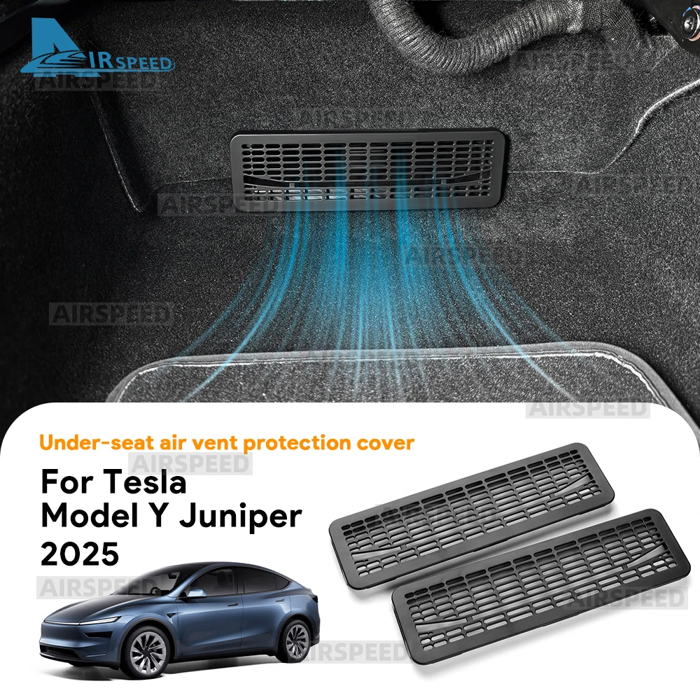 

Защитная сетка для автомобильного сиденья из АБС-пластика для Tesla Model Y Juniper Launch 2025-2020 Model 3 Highland 2024-2017, вентиляционное отверстие под