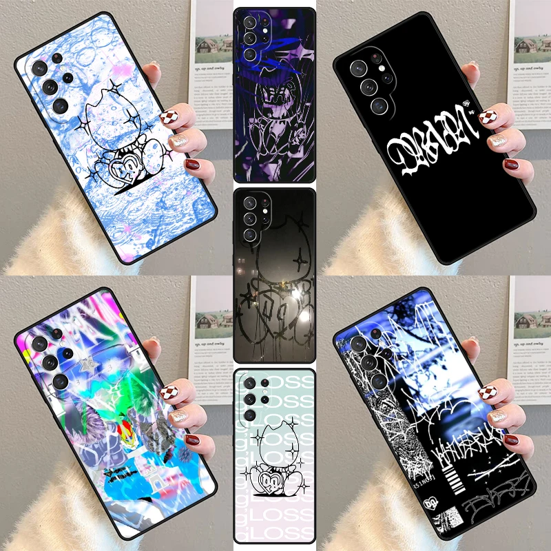 Drain Gang Phone Case For Samsung Galaxy S23 S21 S20 FE S24 S22 Ultra Note20 S10 S9 S8 Plus Silicone Cover