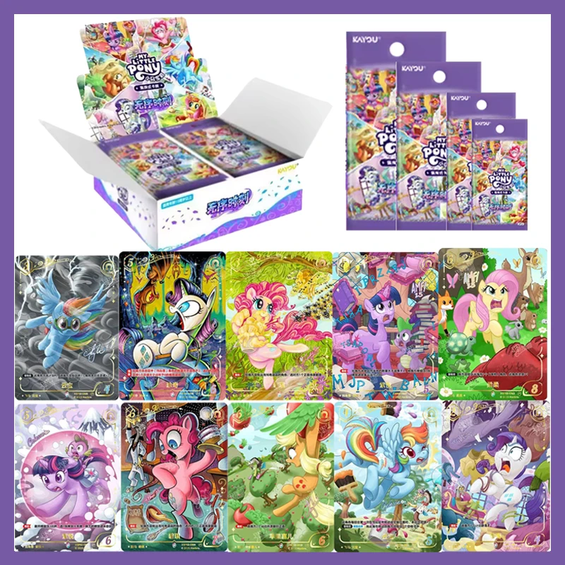 

Аниме My Little Pony Booster Pack BP02 Discord Times Расширительный набор TCG Коллекционные карты Коллекционный подарок для детей Настольные игры Игрушки
