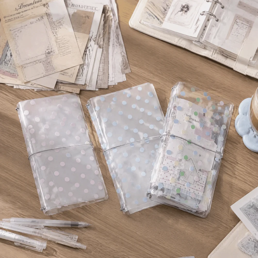 Travel Notebook Journal - Koreanische PVC TN Notizbuchhülle Transparent mit