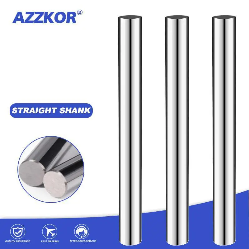 Vástago recto Hss, acero blanco endurecido métrico, herramienta de torno redonda de 200mm, varilla de acero blanco, cuchillo de tallado para carpintería, 1 unidad
