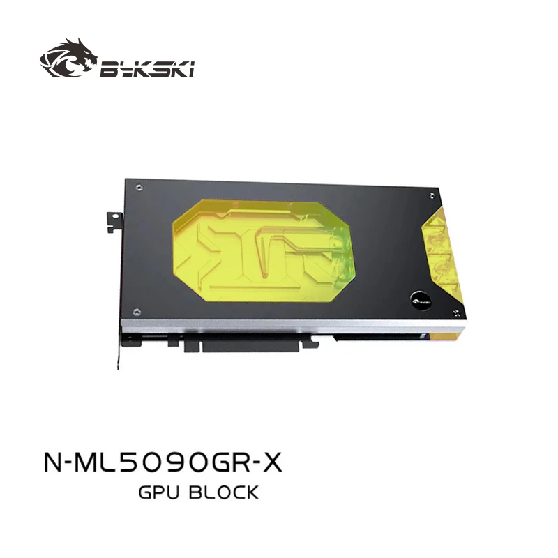 Bykski GPU Block 5090 for Manli / ZOTAC RTX5090D OC Gallardo Graphics Card T2 Red Copper Material Copper Cooler / N-ML5090GR-X