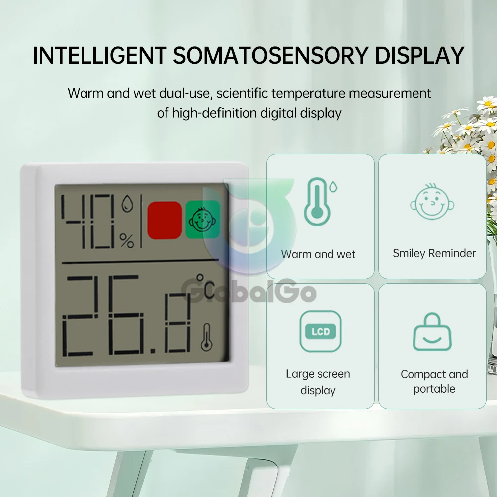 

Magnetic LCD Digital Temperature Humidity Meter -50-70 Degree Indoor Room Thermometer Hygrometer Sensor Gauge Weather Station