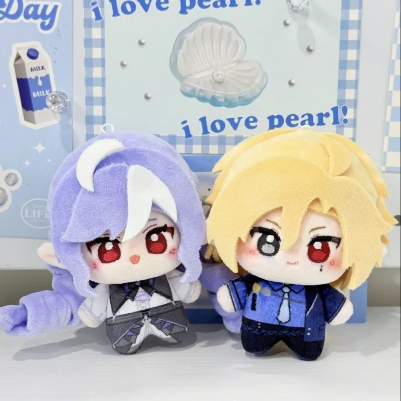 

10cm Anime Game Zenless Zone Zero Hugo Kawaii Cosplay Soft Cotton Doll NuNu Body Cartoon Mini Toy Figures Fans Collection Gift