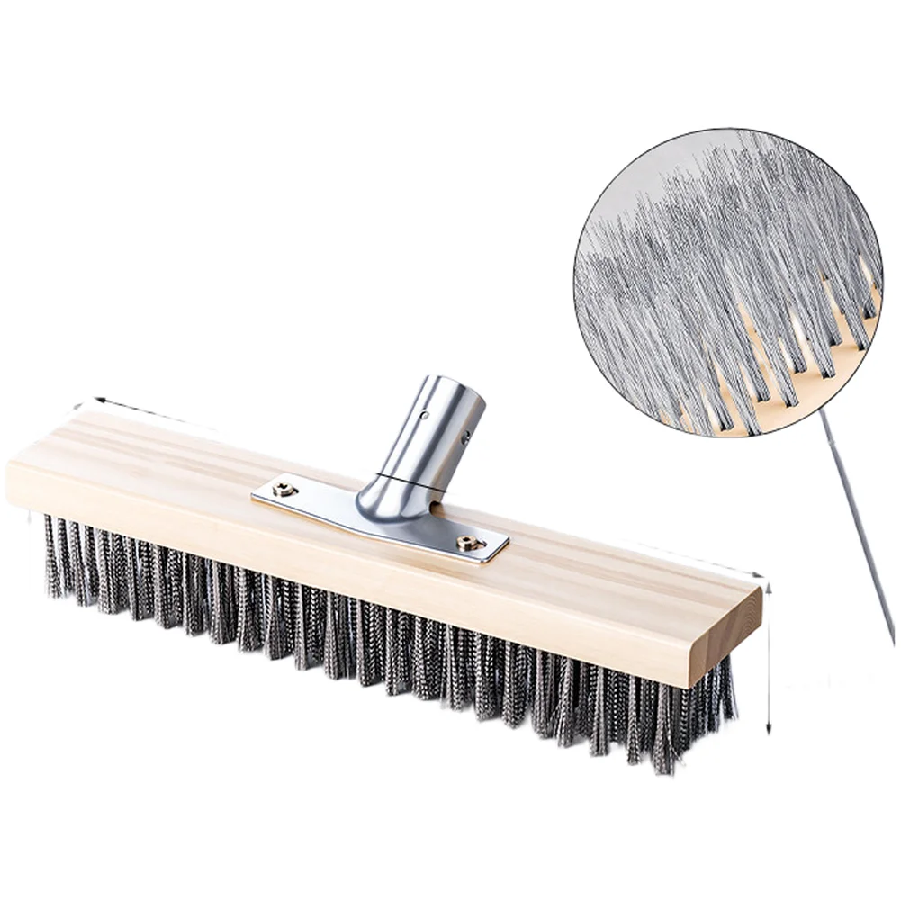 50cm Stainless Steel Wire Brush Head Designed for Mechanical and Hand Operated Cleaning of Industrial Flooring
