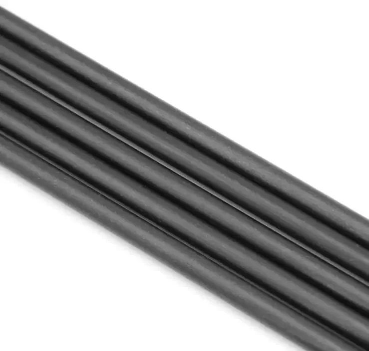 Tube en Fiber de verre/fibre de 8mm x 5mm (2 pièces) 330mm 33cm pour drone RC H4 680 650 600 550 cadre de quadrirotor pliant train d'atterrissage à cardan