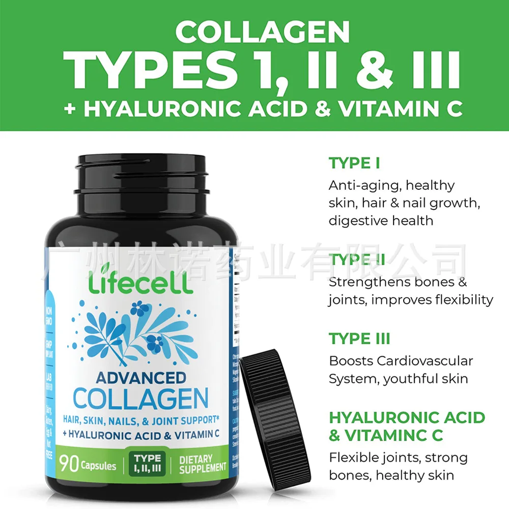 Soomiig - Hydrolyzed Collagen, Hyaluronic Acid + Vitamin C - Supports Hair, Skin, Nails & Joint Health - Collagen Supplement