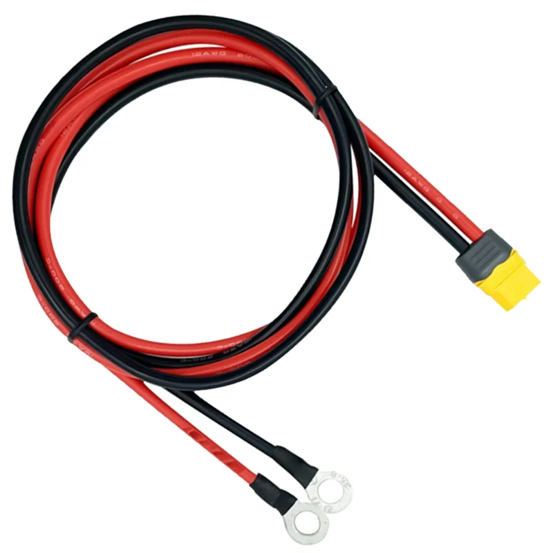 AAAEL-XT60 To O Ring Terminal Cable,XT60H To O Ring Eyelet Terminal Plug Connector Cable For RC Lipo Battery