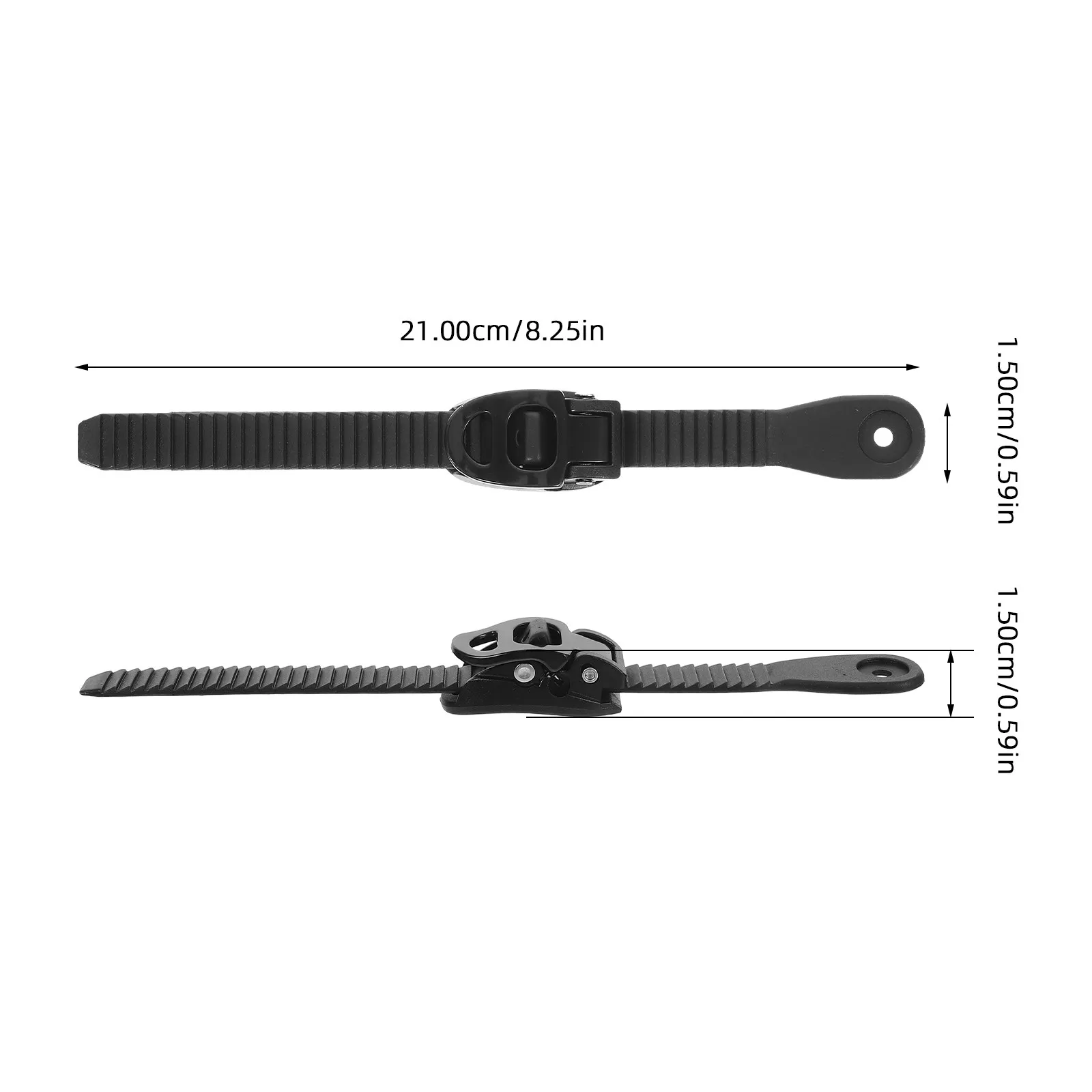 2Sets Roller Skate Buckle Straps Universal Fixing Replacement PVC Buckle for Skating Shoe Accessories Roller Skate Supplies