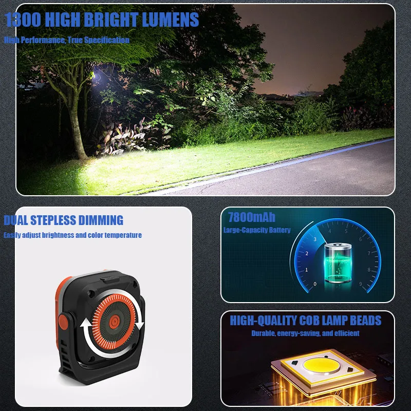 VOLODYMYR Camping Light: Your Ultimate Rechargeable Outdoor Lamp thumbnail