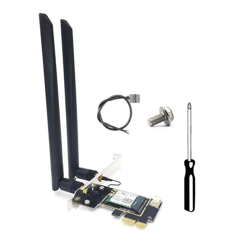 QCNFA765 Wifi Card Wifi6e PCI-E Wireless Adapter 5970M Triple Band 2.4G/5G/6G Bluetooth 5.2 802.11AX For Win10/Win11