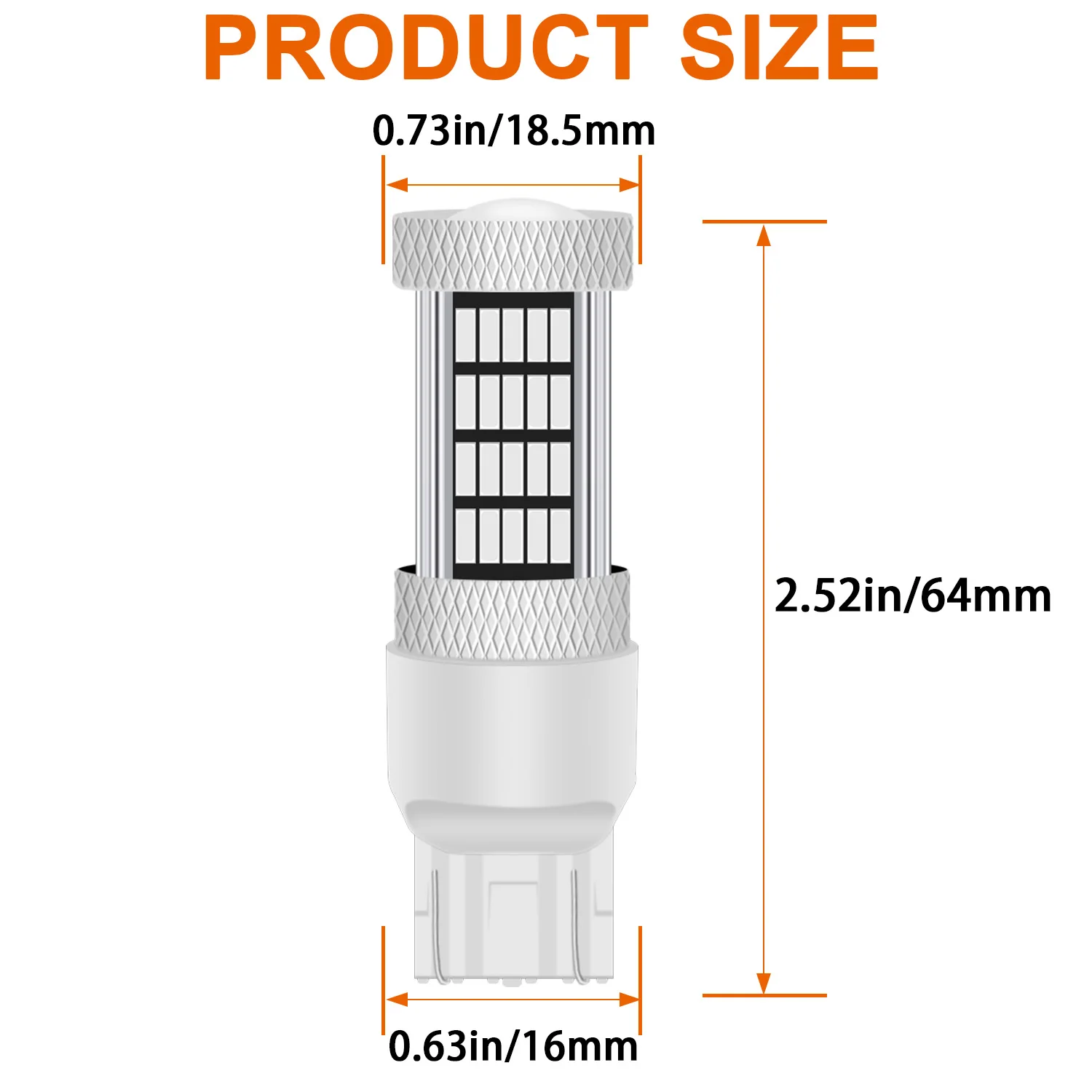 Winetis 2X LED Daytime Running Signal Lights Bulb 7443 7440 T20 7440A Bright 2000K Green 7441 7444 7444NA W21W LED DRL Bulbs