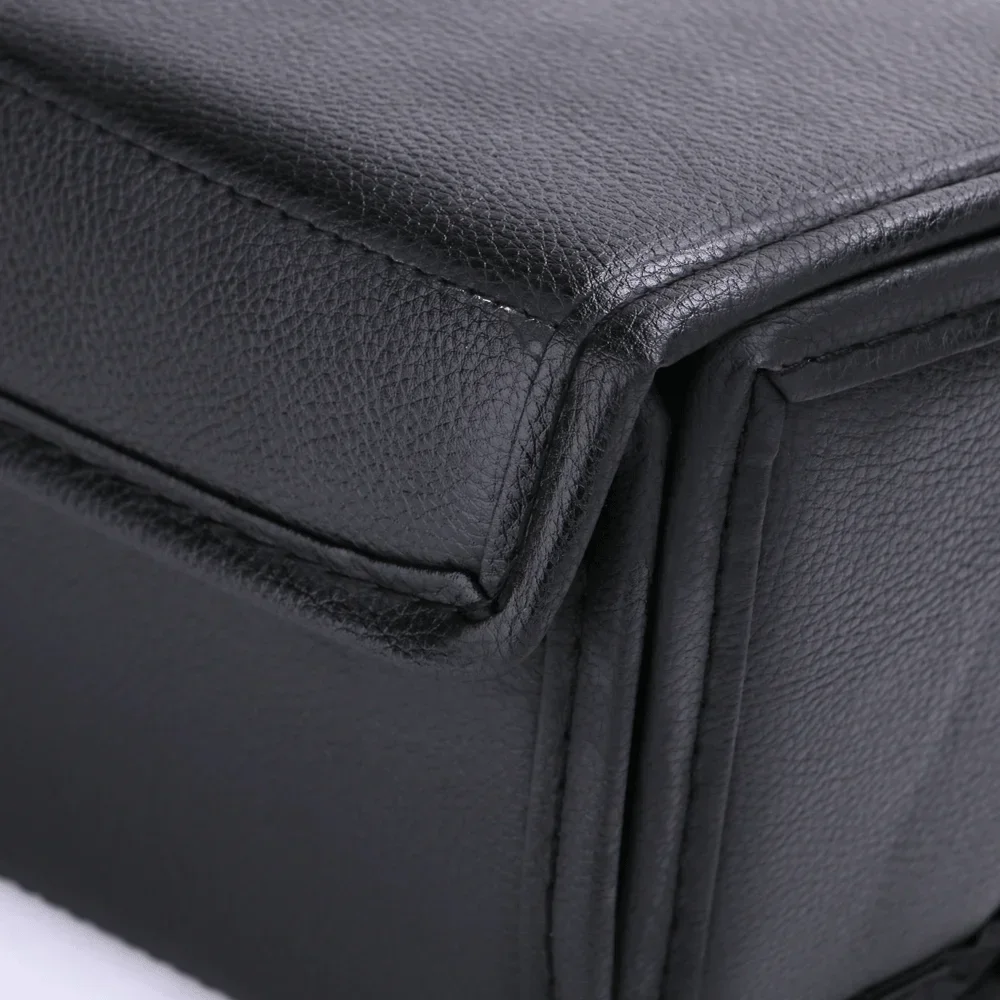 Car Under Seat Storage Box For Tesla Model Y 2023 Accessories Front Rear Seats Folding Leather Organizer Auto Interior Space