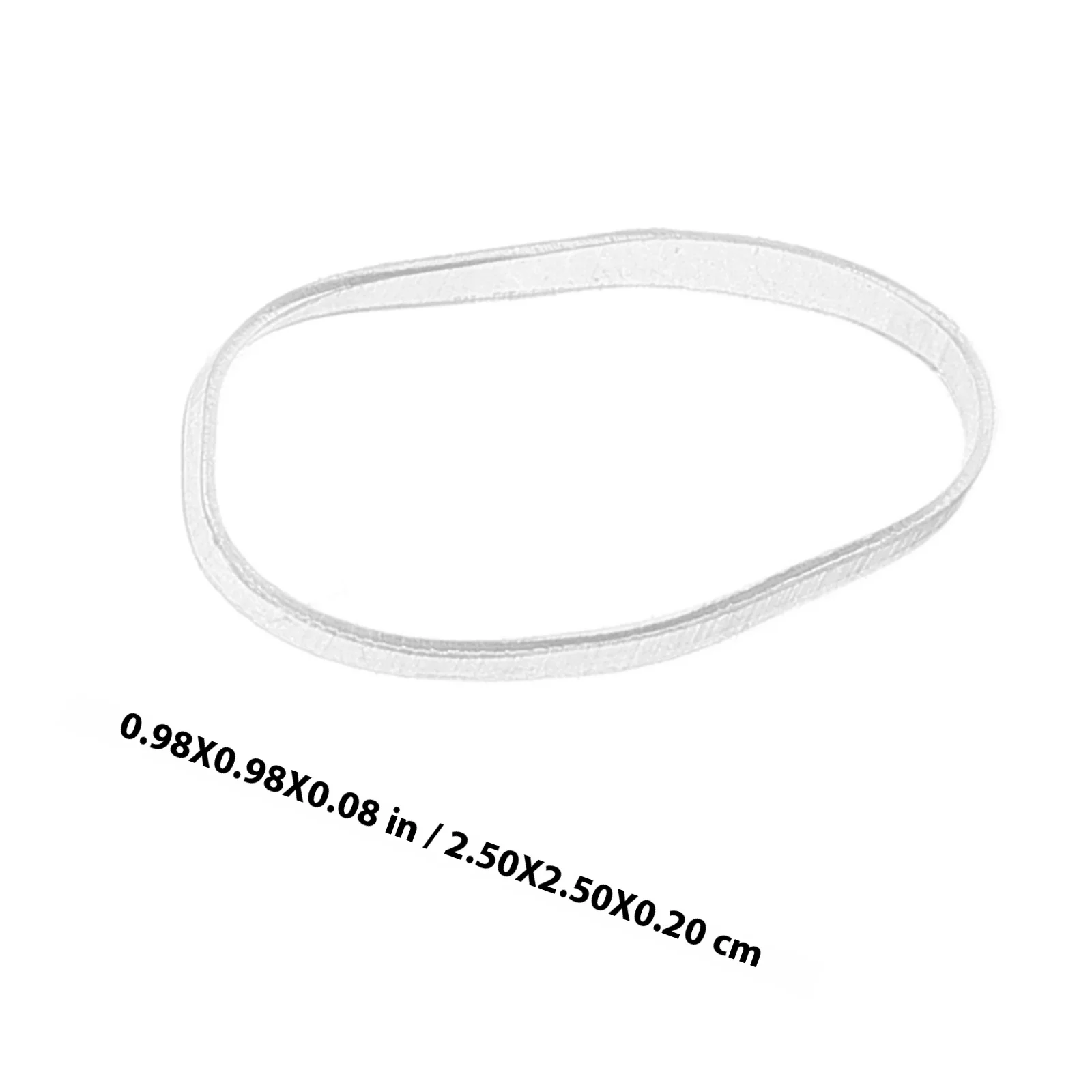 300 pcs Clear Ties Elastic Hair Bands For Women Mini Small Transparent Hair Ropes Secure Hold Everyday Use