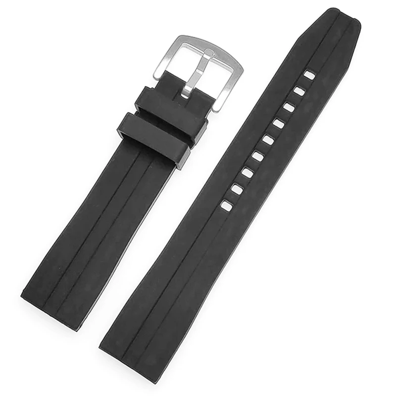 Waterproof Silicone Wristband for Rolex 14+9cm Extended Length Big Size Wrist Strap for Seiko 20/22mm Rubber Belt Watch Bracelet