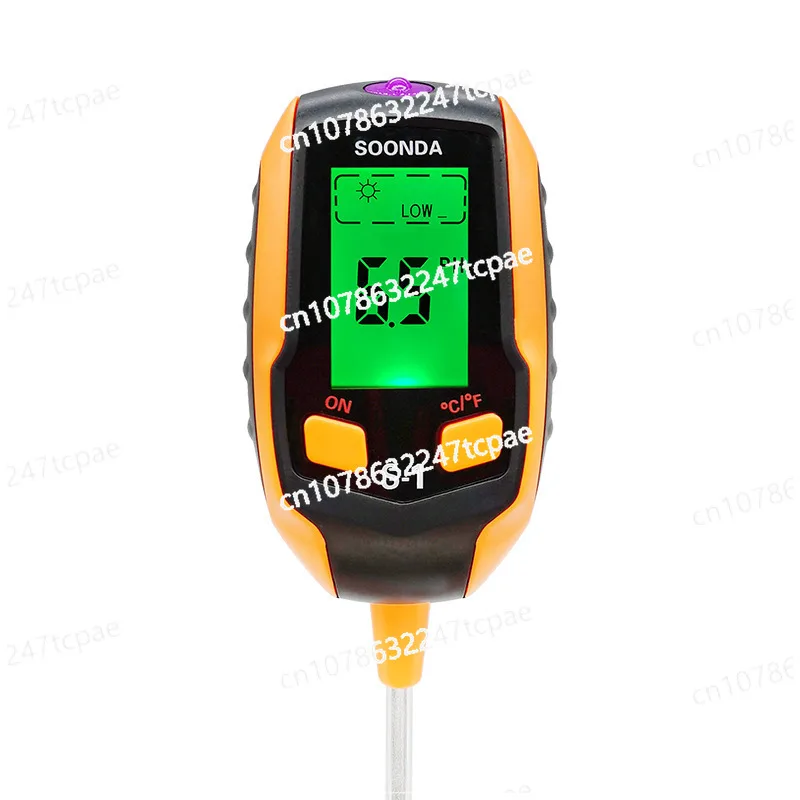 4-In-1 Soil Detector Soil PH Meter Soil PH Value Testing Instrument Thermohygrometer Moisture Meter