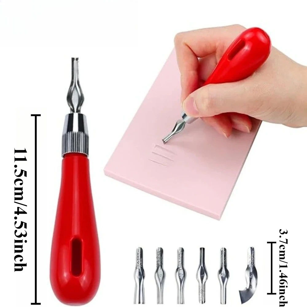 1Set Carving Tool Practical Beginner DIY Portable Art Supplies Engraving Art printmaking and carving supplies