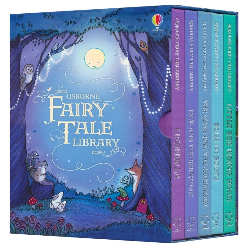 Usborne Fairy Tale Library Slipcase English Original Import Classic Bedtime Stories for Kids 5+