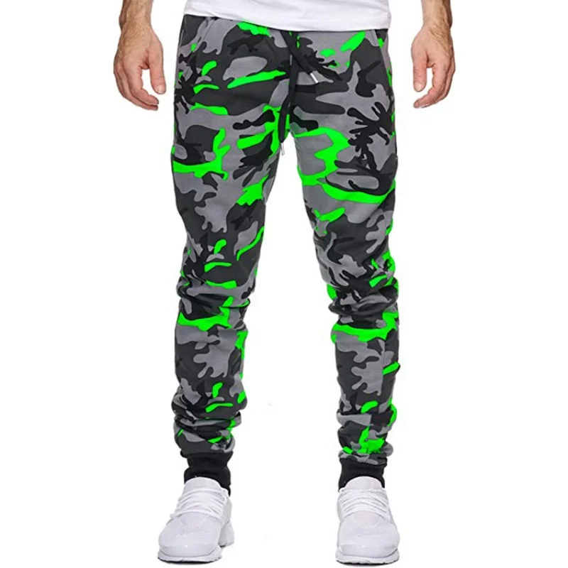 

2025 New Fashion Graffiti Printed Sweatpants Men's Large Size Loose Casual Pocket Drawstring Sweatpants Pants