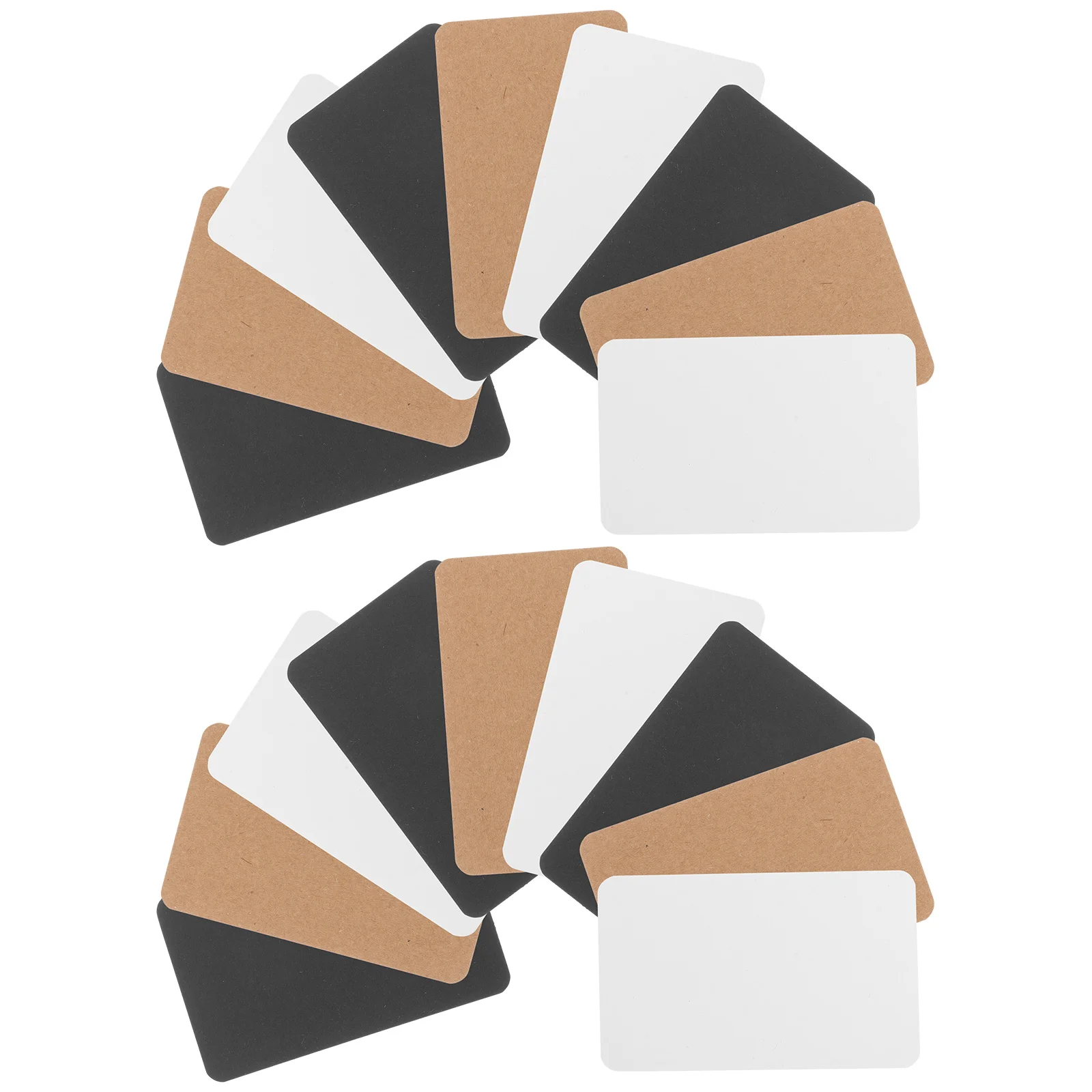 300Pcs Blank Cards Portable Flashcards for Studying and Memory Games Blank Cards Kraft Card Kraft Memo Card Memory Flashcards