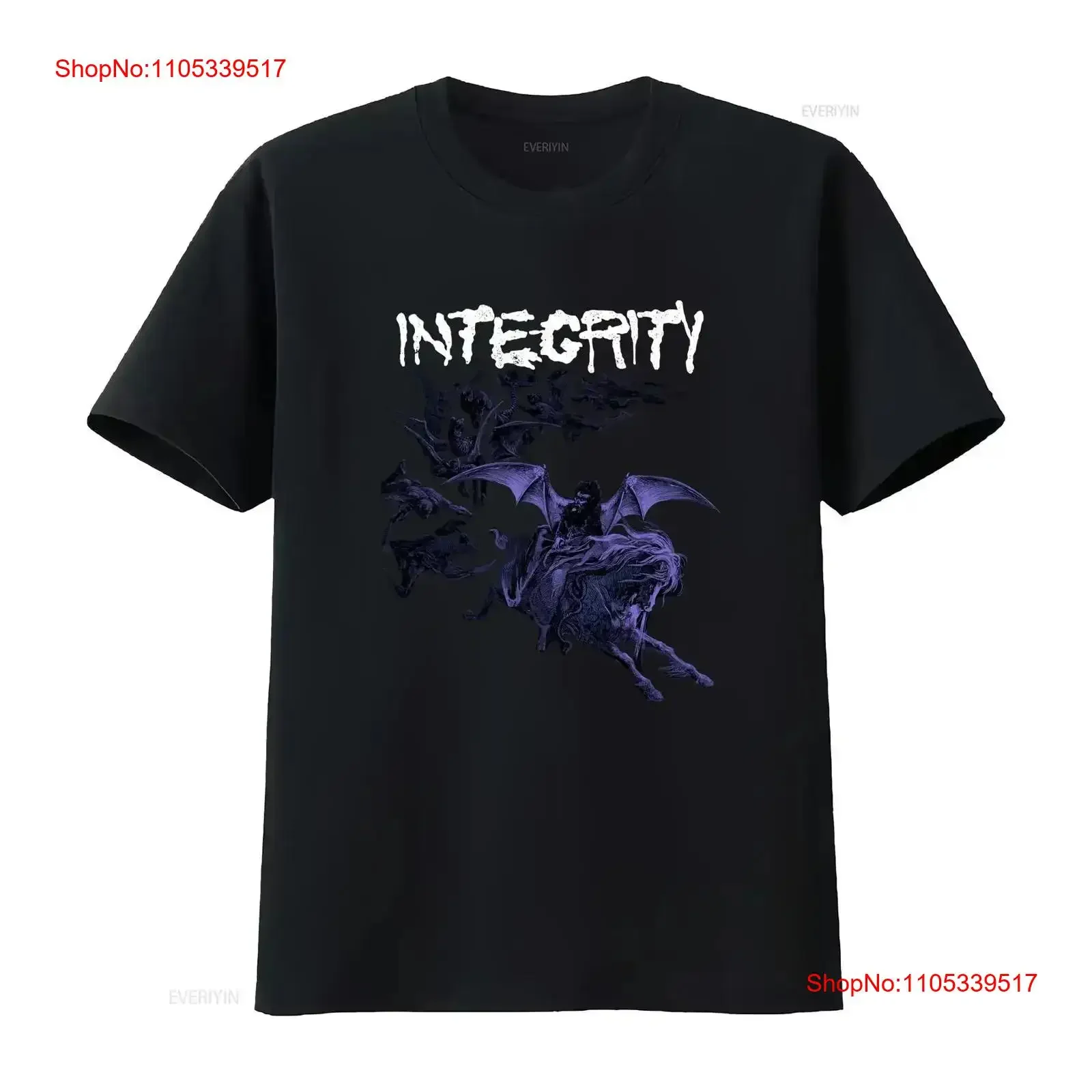 integrity scorched earth T Shirt vintage Washed Top For Everyday Wear Breathable Versatile homme Stylish Soft Stretched