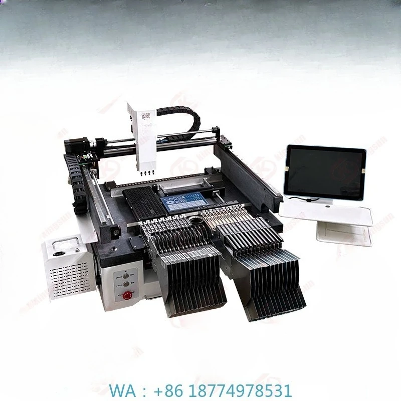 2/4 Head High Precision Pcb Smt Pick and Place Machine Desktop Pick and Place Machine Automatic Electronics Production