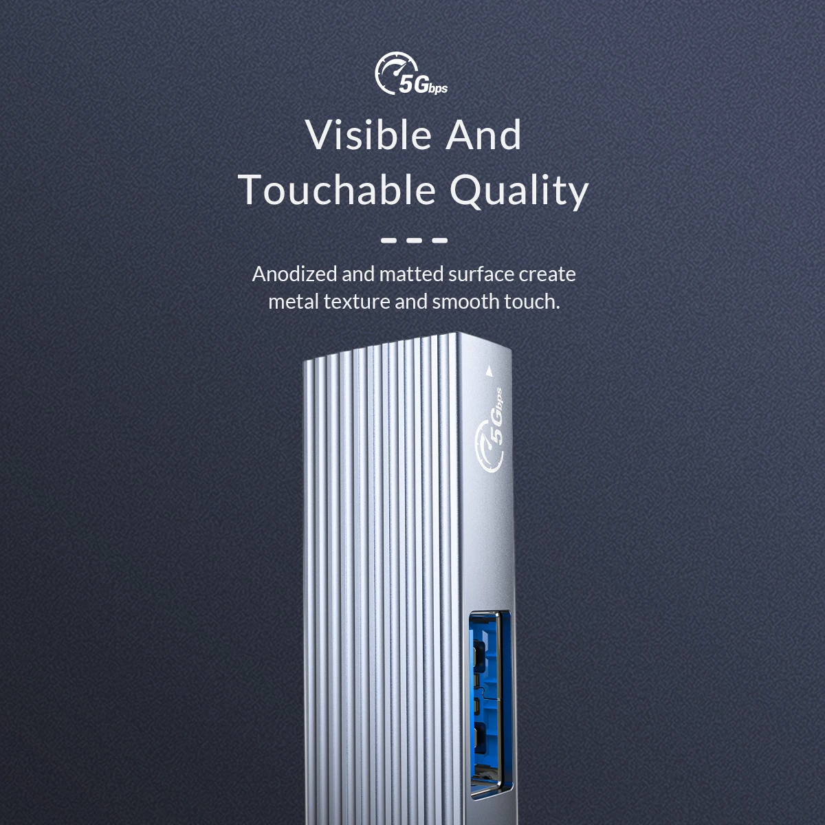 

ORICO aluminum Type-C hub 4-in-1 4-port USB 3.0/2.0 ultra-thin portable splitter card reader adapter station