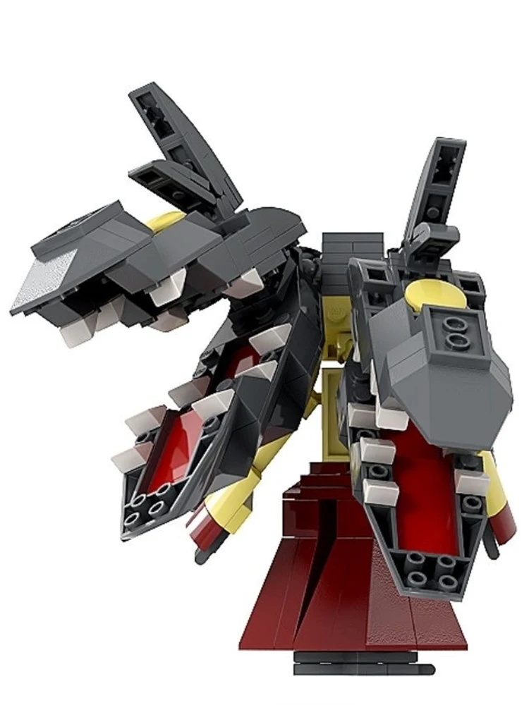 MOC 애니메이션 그림 빌딩 블록 모델 Mawile 액션 피규어 블록 어린이를위한 장난감 Antistress 조립 벽돌 키트