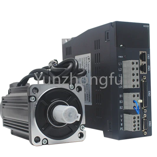 Single/3phase servo motor driver kit 80ST-03520+A4 for cnc machines LICHUAN Servo Nema34 3.5N.M 750w AC 220v~240v