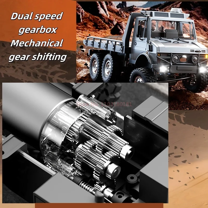 ใหม่ C8823 RC Off-Road รีโมทคอนโทรลรถ 1:18 Unimoc หกล้อ Full-Scale รถปีนเขาชายของขวัญ