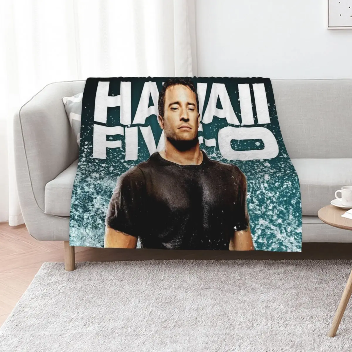 McGarrett - the Big Kahuna Throw Blanket Fluffy Cozy Throw Blanket for Home Decor