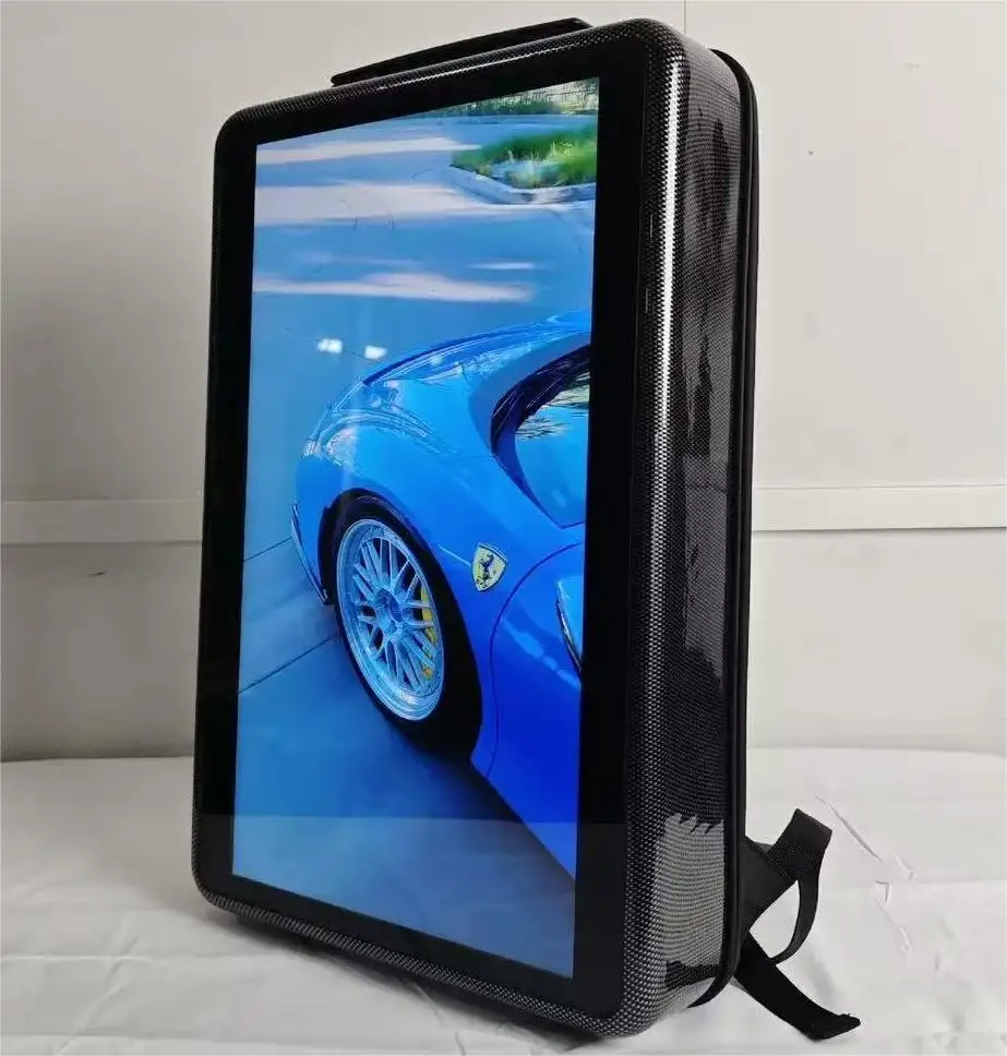 Custom Professional Photography Equipment Backpack Outdoor Advertising LCD Display Backpack
