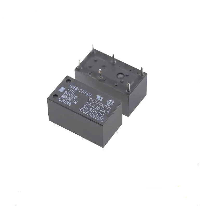 

HOT NEW G6B-2014P-US G6B2014PUS 24VDC DC24V 24V 5A relay 6PIN