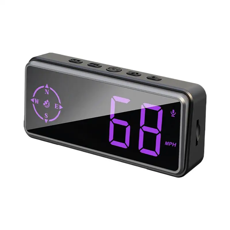 

Digital Speedometer For Car HUD GPS Speedometer MPH Digital Speed Meter KM/H Overspeed Alarm LCD Wireless Head Up Display For