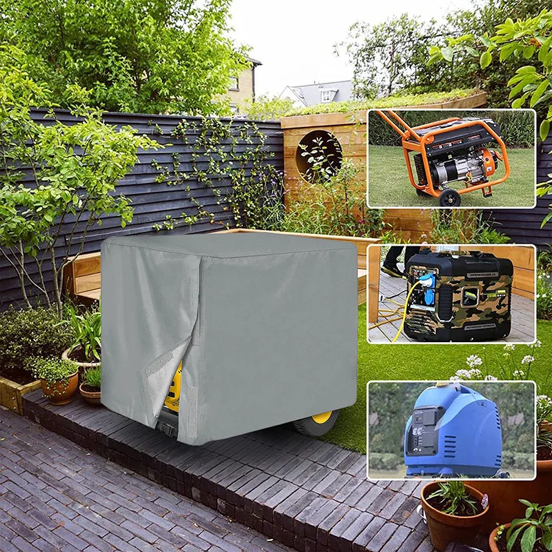 Outdoor Generator Cover, Oxford Cloth, Dust and Rain Cover, Waterproof Machine Cover, Sun Protection