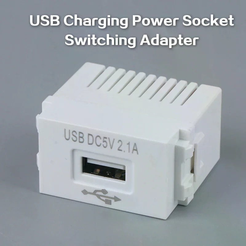 220V To 5V 2.1A USB Power Switching Transformer Socket Mobile Phone Charging Module Panel
