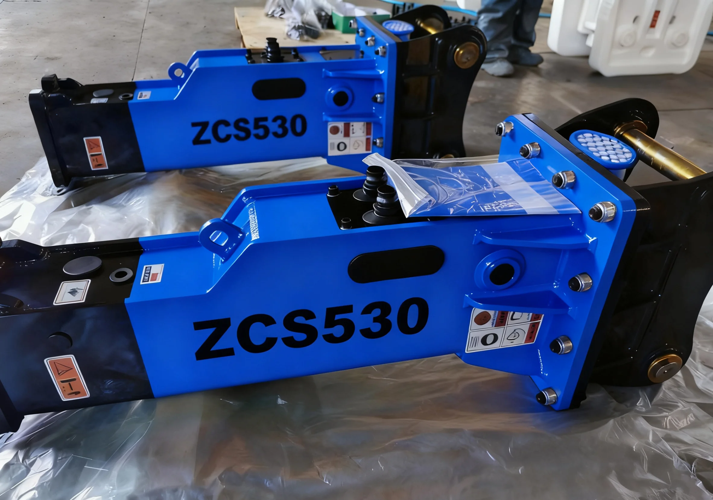 Escavatore Terna 53/68/75mm Scalpello Martello per pietra demolitore idraulico per la rimozione della base dell'attrezzatura per la distruzione dell'edificio